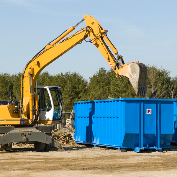 what happens if the residential dumpster is damaged or stolen during rental in Hometown